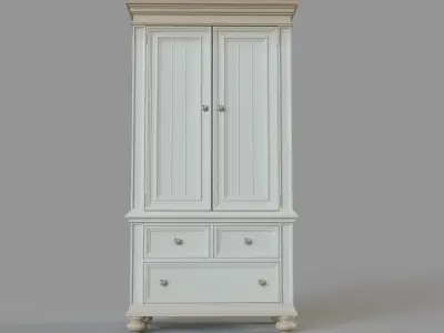Miami Springs Armoire 3D model