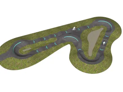 Pump track 05 3D model