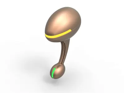 Echo Papa 607 drone from Star Trek The Next Generation 3D print model