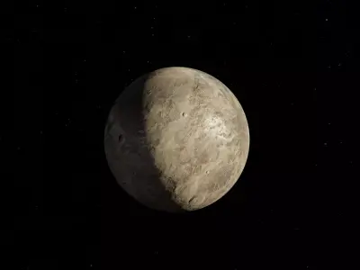 Ceres fictional Low-poly 3D model