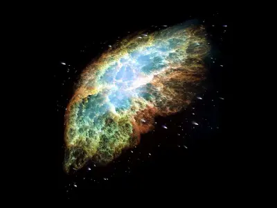 Crab Nebula 3D model