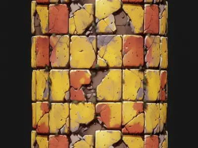Stylized Floor Seamless Texture Texture 9