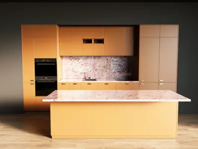 104-Kitchen8 matte 9 3D model