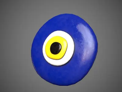 Evil Eye Low-poly 3D model