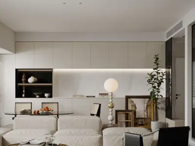 apartment interior scenes     3D model 22