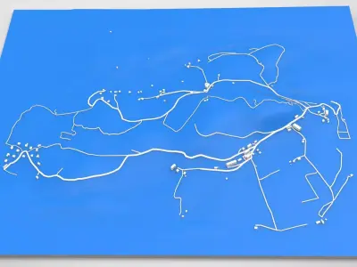 Island Nord Hidle Norway 3D model