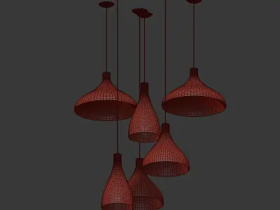 Swell pendant light Pablodesigns 3D model