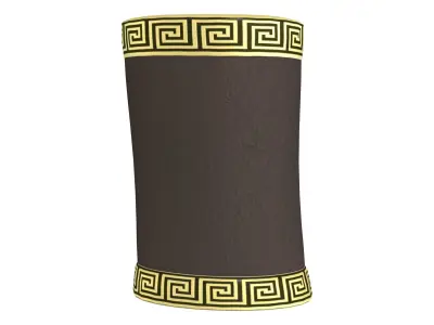 Female Roman Arm Bands Low-poly 3D model