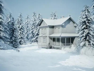 Winter Days - UE4 3D model