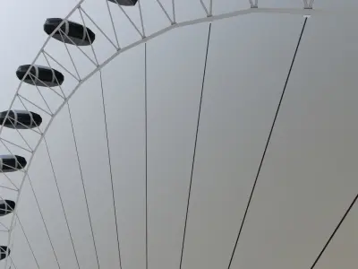 London Eye Low-poly 3D model