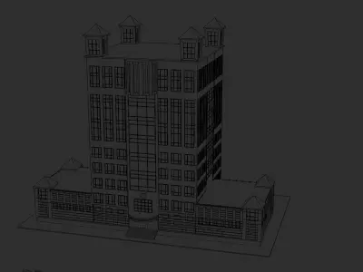 Almajdouie Building 3D Model 3D model