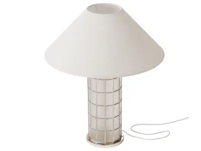 CLARA Capiz Table Lamp 3D model