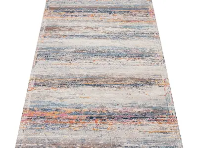 Rug Set 7 pc area Low-poly 3D model