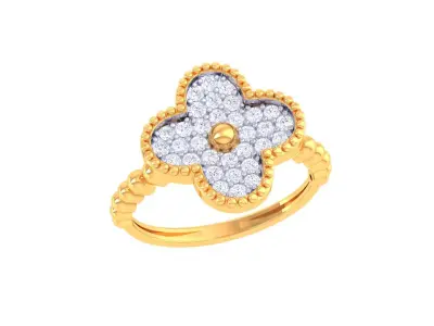 Delicate Ring - 6 3D print model
