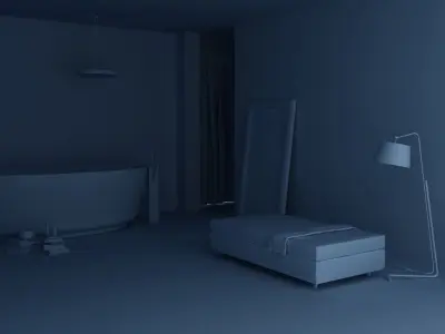 Bath Room 07 3D model