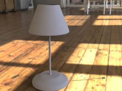 3D desk Lamp  Low-poly 3D model