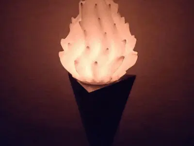 FLAME LAMP 3D print model
