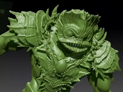 Merman Winky Fan art 3D print model