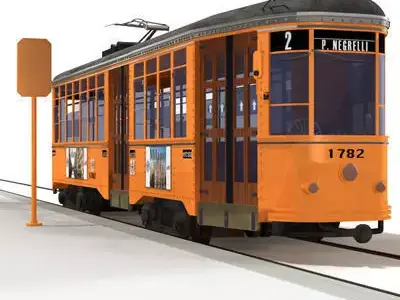 tramway 01 3D model