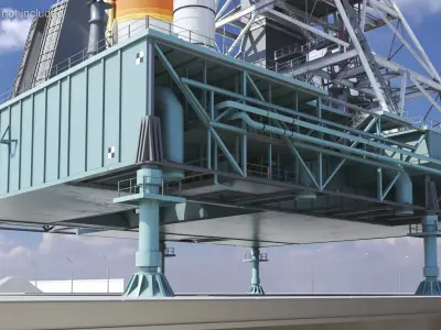  Launch Pad with Missile 