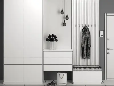 Entryway furniture 25  3D model