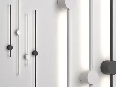 Line Wall Lamp by Forstlight 3D model