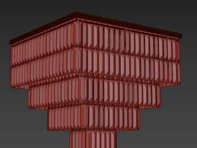 Chandelier Avellino E 1 2 75 100 G 3D model