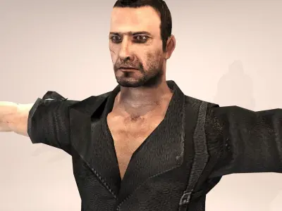 Mad Freddie Low-poly 3D model