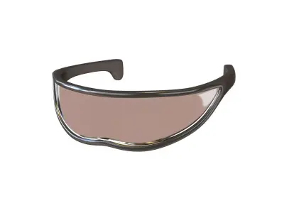 Future Technology Glasses v3 002 Low-poly 3D model