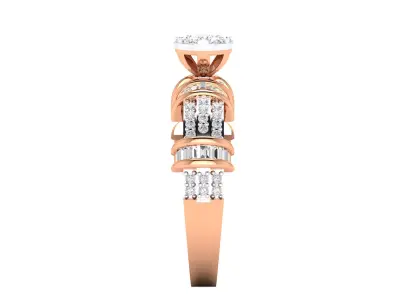 Women Ring Render 3dm STL MTL SLC JCD OBJ FBX Details 3D print model 45