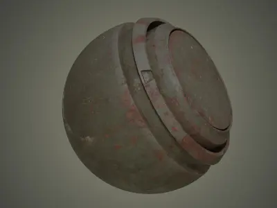 Painted metal smart material Texture