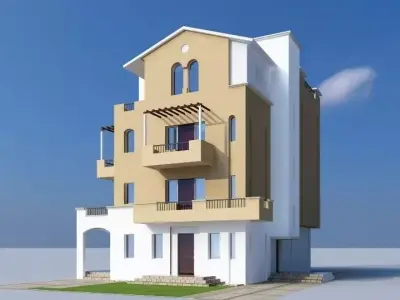Spanish Villa 3D model