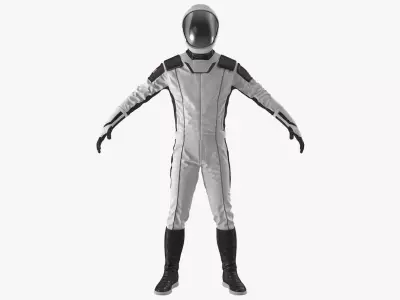 Futuristic Space Suit 3D model
