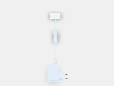 ANSLUTA LED driver with cord Low-poly 3D model purchase