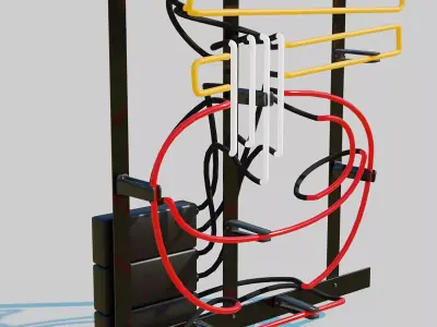 Neon Ramen Sign 3D model