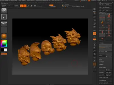HEAD MIX 3 MISCELLANEUS 3D print model