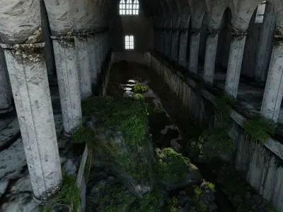 Scene ruins 3D model