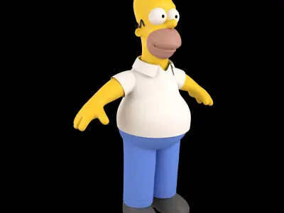 Homer Simpson 3D Model 3D model