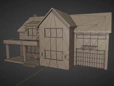Standard Big House 01 3D print model