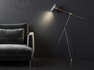 Carronade Lamp 3D model