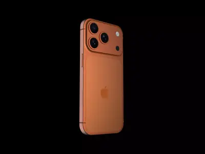 iPhone 17 Pro 3D Model - High Quality Realistic Render Low-poly 3D model