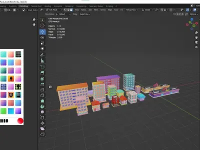 Low Poly Home Pack Free low-poly 3D model