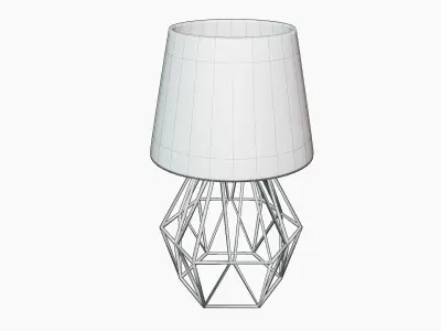 Bedroom Lamp Low-poly 3D model