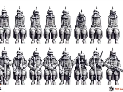 Valour Korps - Transport Infantry 3D print model