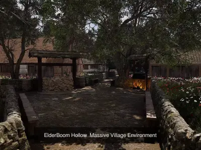 AAA Village Environment Collection 3D Model Pack