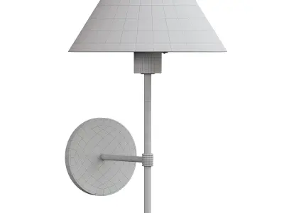 Metal Sconce Wall Light 3D model