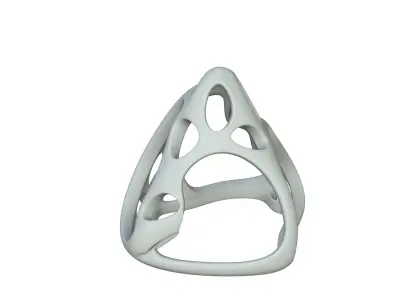 SciFi Cube Object No 64485 Low Poly Shape Low-poly 3D model