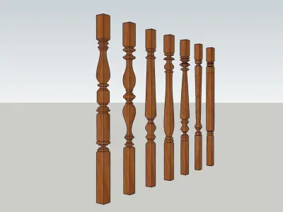 Baluster 3D Sletchup Model Download 3D model