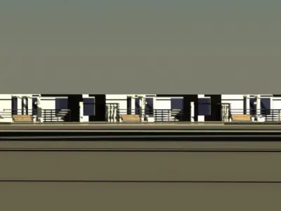 complex city 3D model