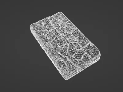 Ancient Rune-Engraved Stone Tablet   3D model